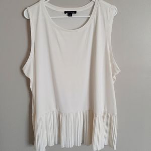 Tommy Hilfiger Sleeveless Top w/ Pleats, 2X